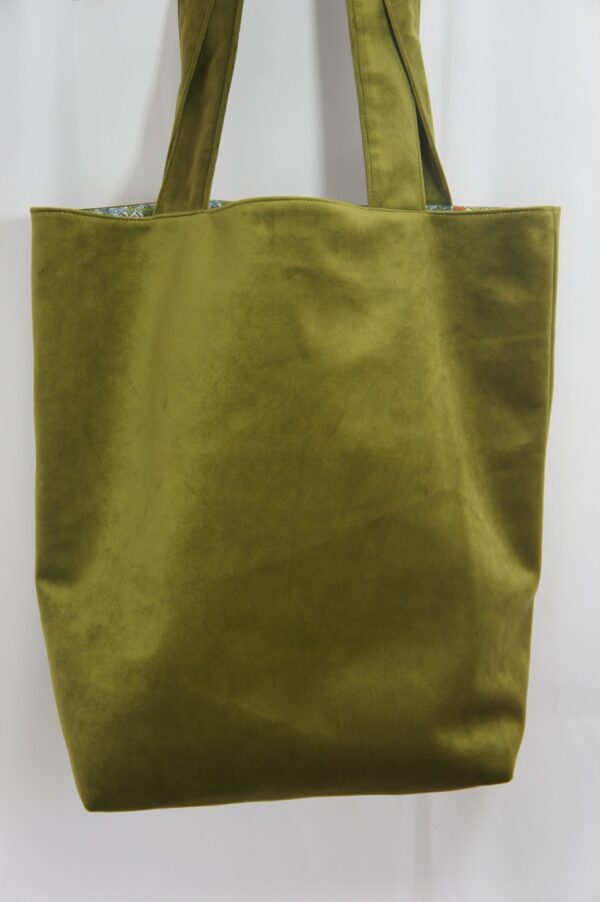 Sac velours vert